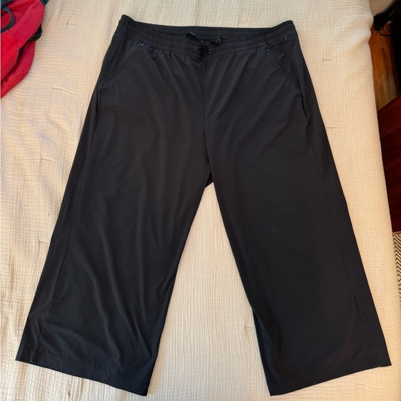 Eddie Bauer Departure  wide leg crop pants - Picture 2 of 9